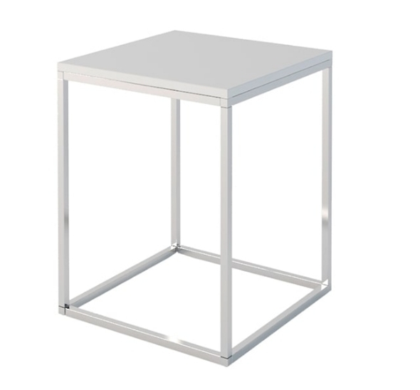 Cтол-подиум Лаконичность с белой столешницей