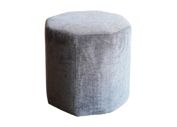 Пуфик многоугольный Серый