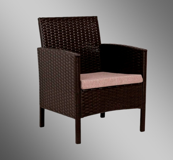 Кресло плетеное из ротанга Кения