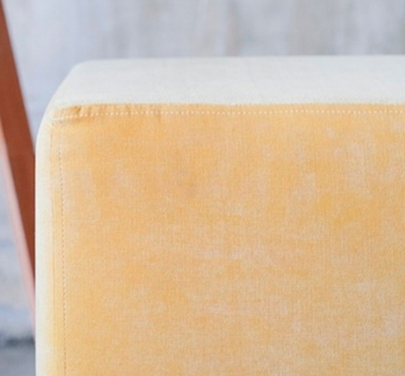 Пуфик Куб Желтый