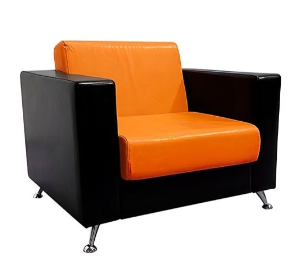 Кресло Cube оранжево-черное