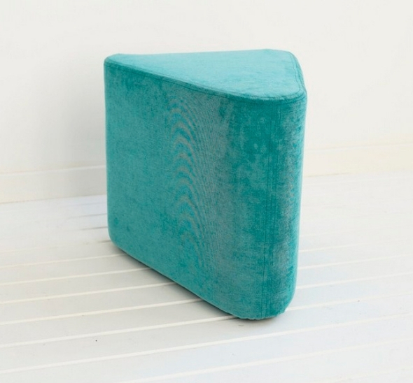 Пуфик треугольный Аквамарин