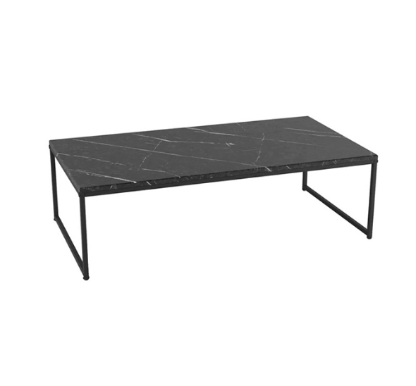 Стол журнальный чёрный мрамор