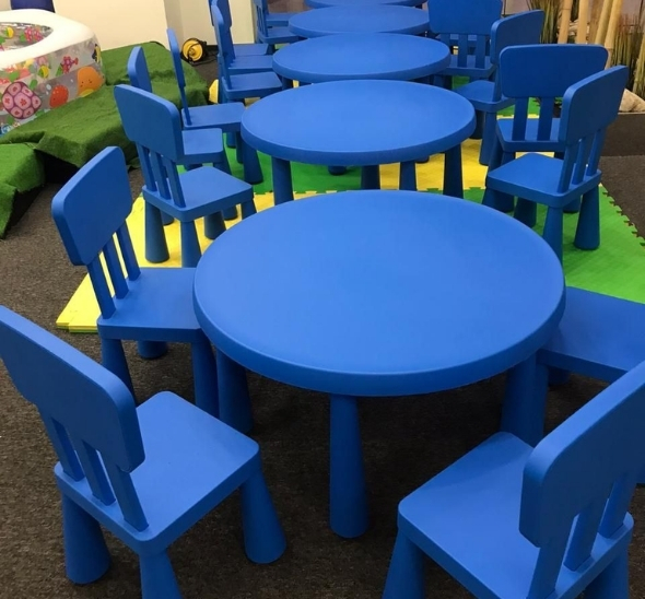 Детский стульчик Mammut синий