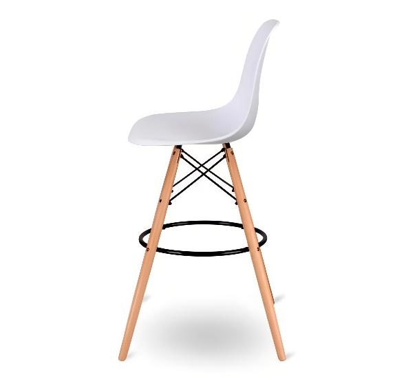 Стул барный Eames белый