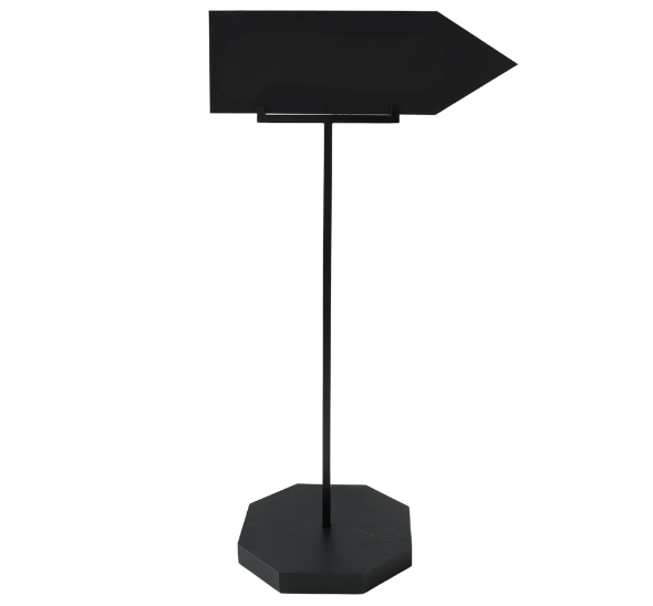 Стойка указатель чёрная