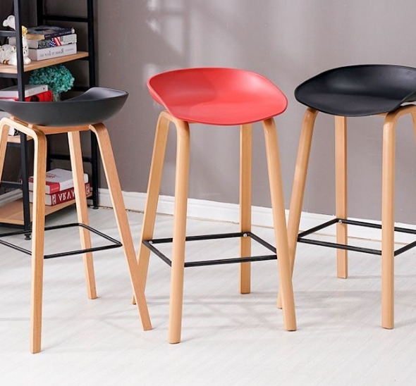 Стул барный Wood Black