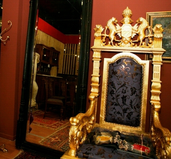 Трон Царский парча