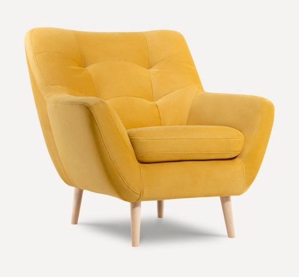 Кресло Scandi желтое