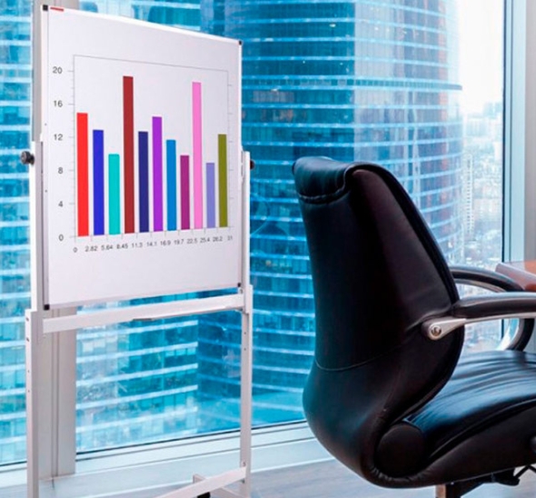 Магнитно-маркерная доска 75х100см