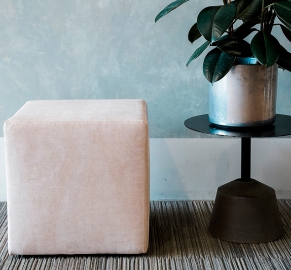 Пуфик Куб Шампань