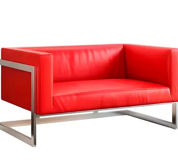 Диван Andrian Silver Red