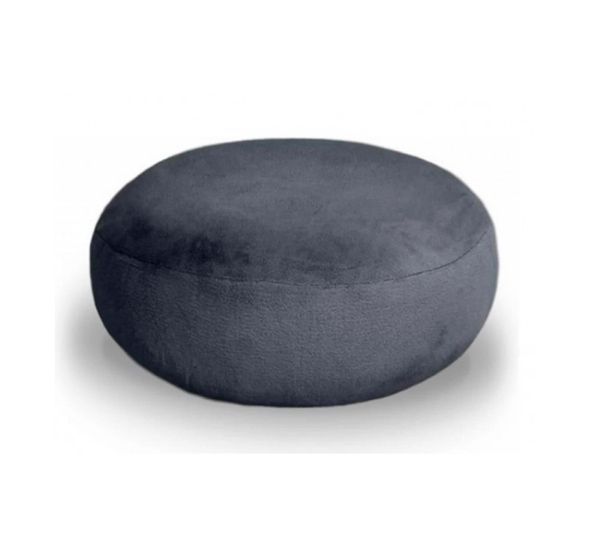Пуфик круглый Серый