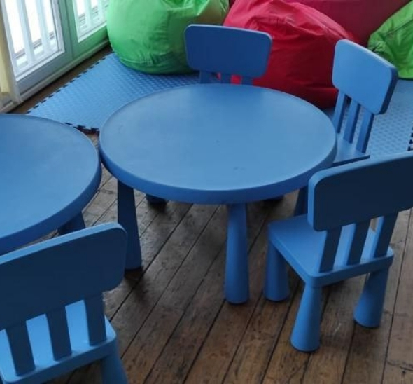 Детский стульчик Mammut синий