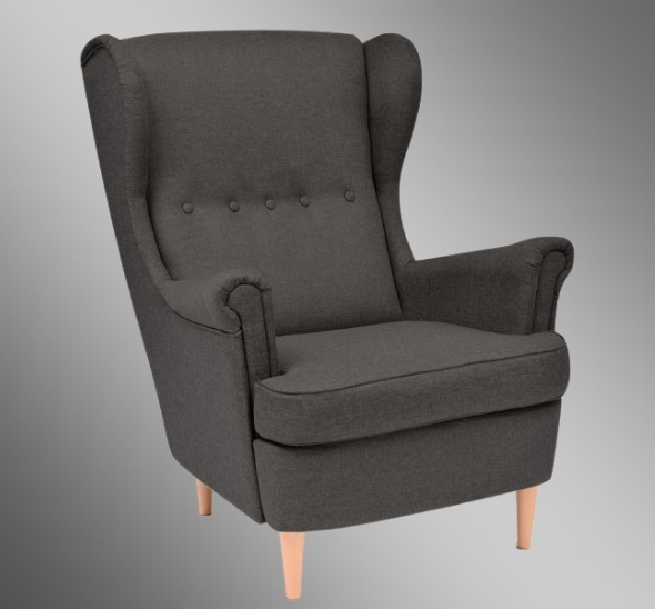 Кресло Страндмон Серое