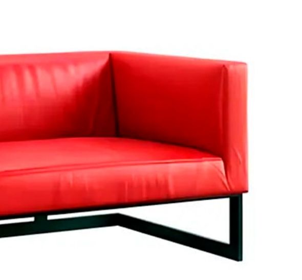 Диван Andrian Black & Red