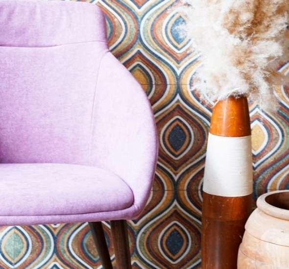 Кресло Mia Сиреневое