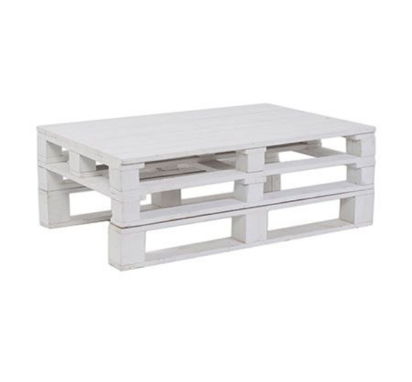 Белые банкетки из паллет