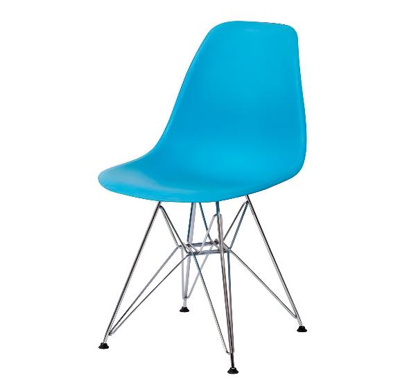 Стул Eames металл синий