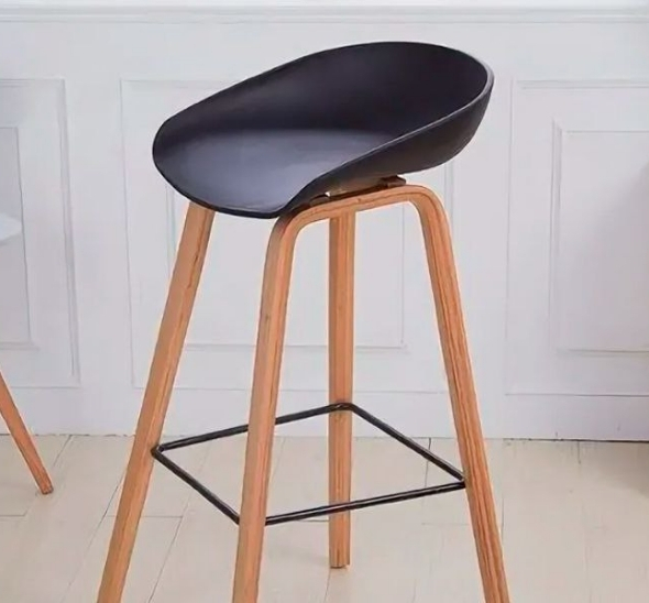 Стул барный Wood Black