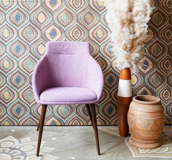 Кресло Mia Сиреневое