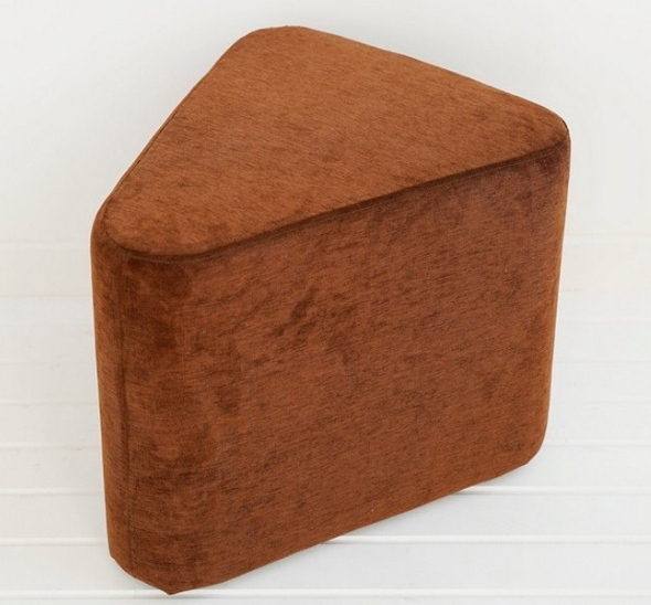 Пуфик треугольный Коричневый
