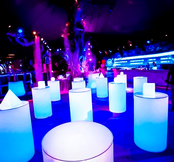 Светящийся куб декоративный