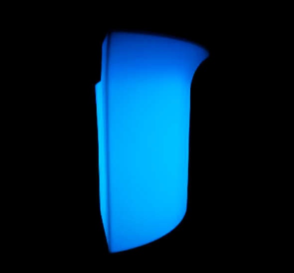 Светящаяся угловая барная стойка