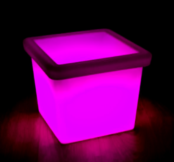 Ваза LED квадратная