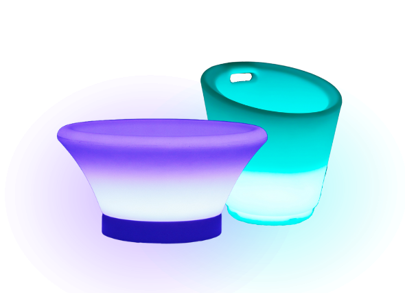 Ваза LED круглая