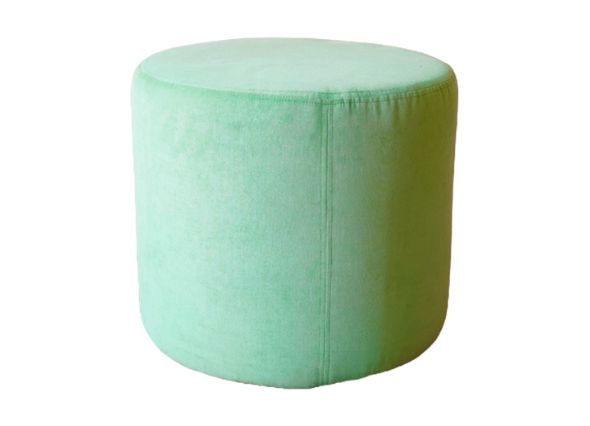 Пуфик круглый Ментоловый