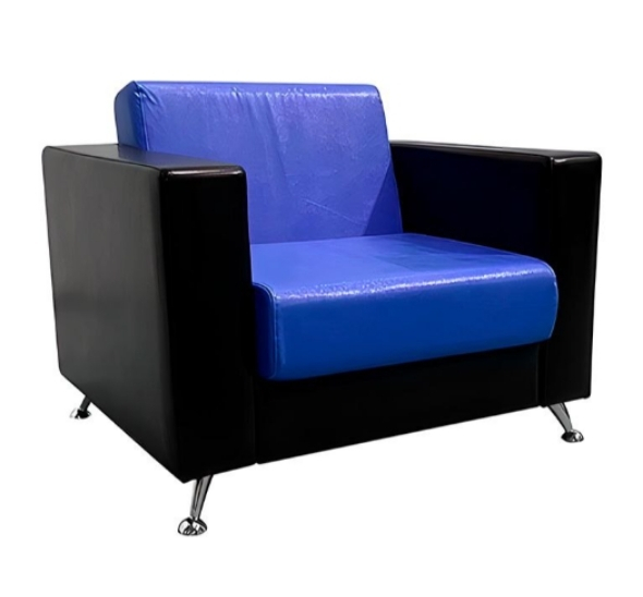 Кресло Cube сине-черное