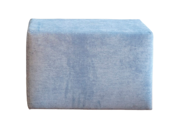 Пуфик прямоугольный Небесно-голубой