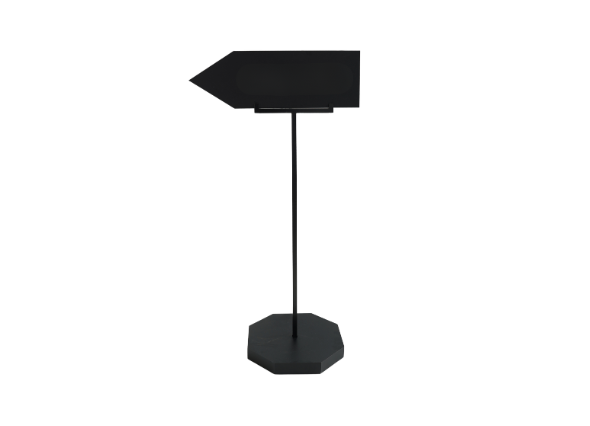 Стойка указатель чёрная