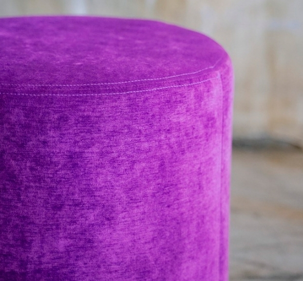 Пуфик круглый Пурпурный