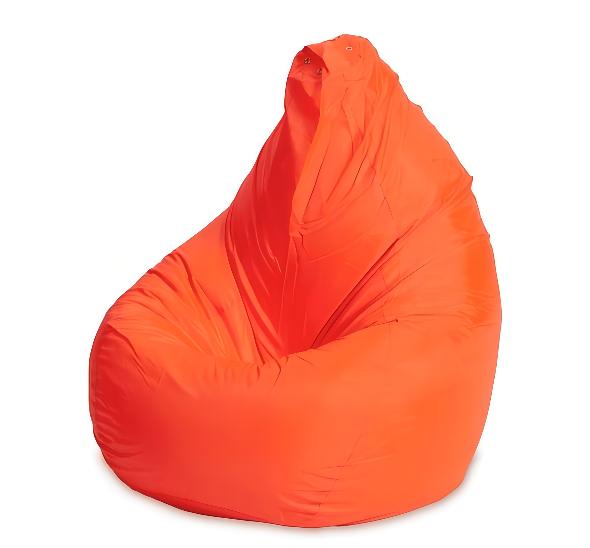 Пуф кресло-мешок оранжевый