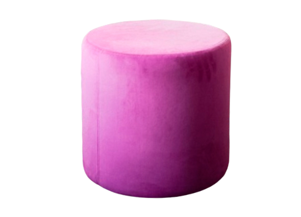 Пуфик круглый Розовый