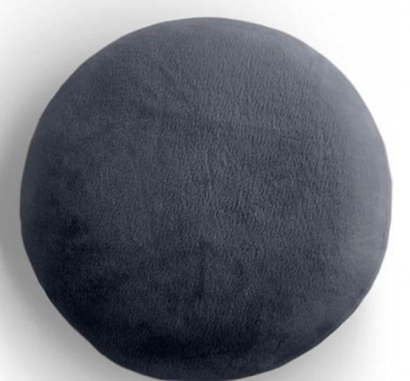 Пуфик круглый Серый