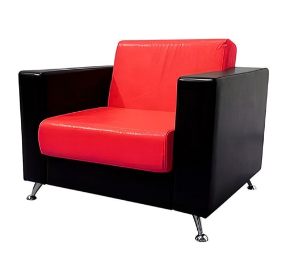 Кресло Cube красно-черное