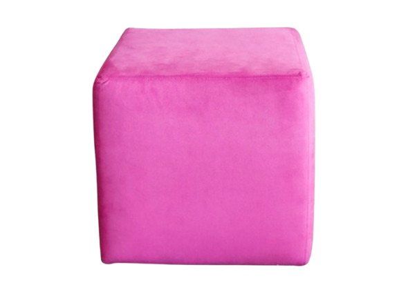 Пуфик Куб Фуксия