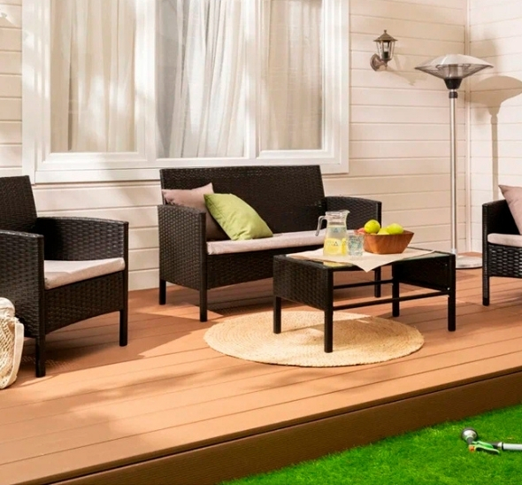 Диван из ротанга Кения