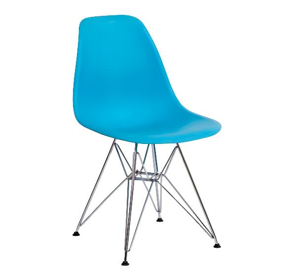Стул Eames металл синий