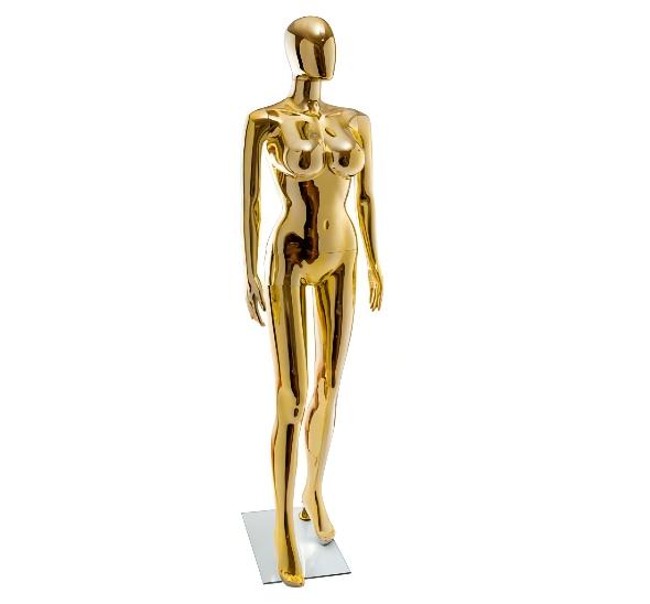 Манекен женский золотой