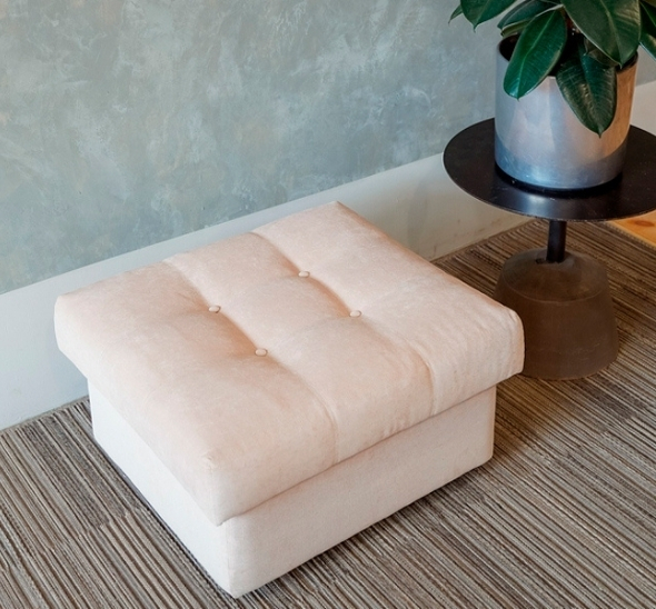 Пуфик Классик Шампань