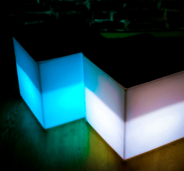 Пуф с подсветкой