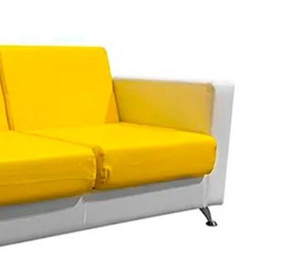 Диван Cube двухместный желтый