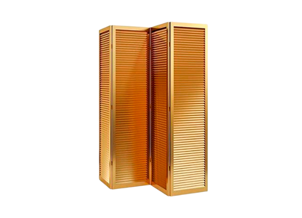 Складная ширма золотая